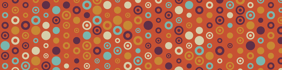 Naklejka na ściany i meble Abstract Color Halftone Dots generative art background illustration
