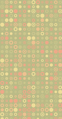 Abstract Color Halftone Dots generative art background illustration