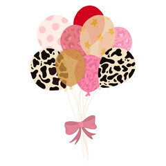 Animal Print Party Balloons