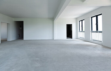 Empty office space in modern building