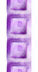 seamless pattern. violet condoms. watercolor illustration