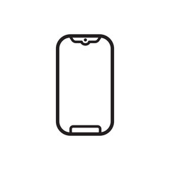 Smartphone Icon Vector Illustration Style