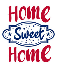 Home Sweet Home Motivational and Positive Quote lettering Typography for t-shirt design, gift card and poster.