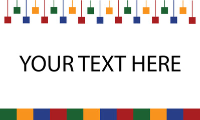 four colored squares for juneteenth; 