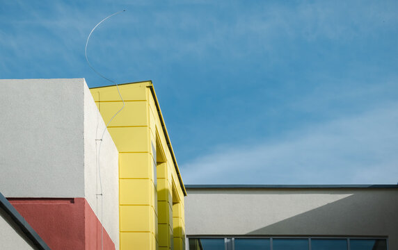 Lightning rod on the new building
