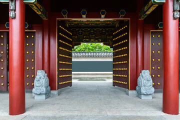 Gate of traditional Chinese style
