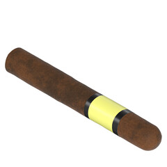 3d rendering illustration of a cigar