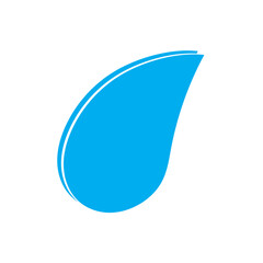 natural water logo vector template