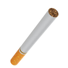 3d rendering illustration of a cigarette