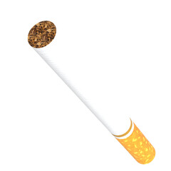 3d rendering illustration of a cigarette