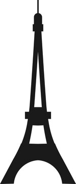 paris tower logo and icon