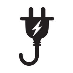 Plug Electric Cable Wire Icon Vector Illustration Design