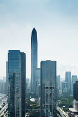 Fototapeta premium Modern office buildings in the city