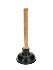Plunger isolated on white