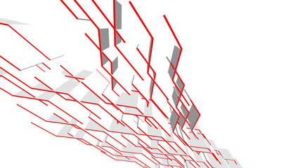 Naklejka premium abstract design 3d vector illustration