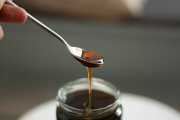 honey freshly collected by bees in the fields of Castilla