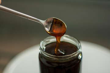 honey freshly collected by bees in the fields of Castilla