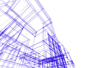 architecture vector 3d illustration