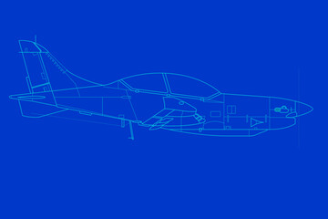 Avión de entremaniento turbo hélice