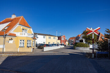 Fototapeta na wymiar Skagen town is Denmark's northernmost town, on the east coast of the Skagen Odde peninsula in the far north of Jutland,Scandinavia,Europe