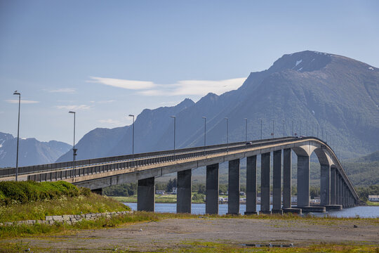 Sortland Bridge, Vesteralen, Nordland, Norway
