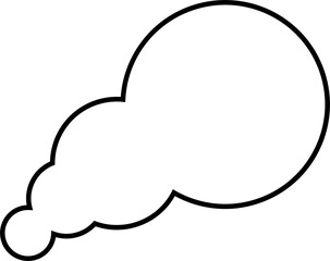 white speech bubbles on transparent background . chat box or chat vector square and doodle message or communication icon Cloud speaking for comics and minimal message dialog