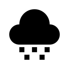 Raining Vector Icon