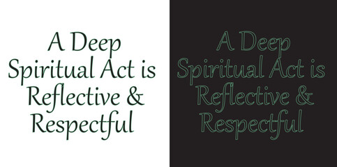 A Deep Vector Quotes Design 