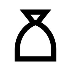 Santa Sack Vector Icon