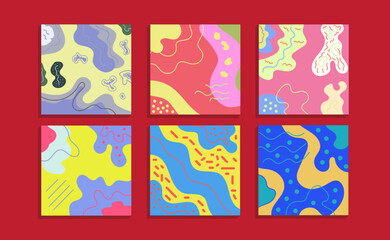 Punchy Vector with Abstract Pattern Elements