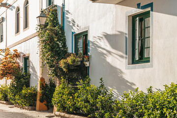 Detail on the pintoresque villages in Spain