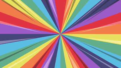 colorful sunburst background