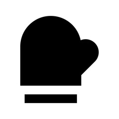 Winter Mitten Vector Icon