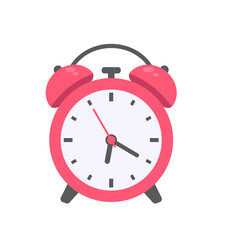 Loud alarm clock alerts wake up time and schedule.