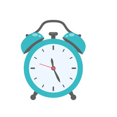 Loud alarm clock alerts wake up time and schedule.