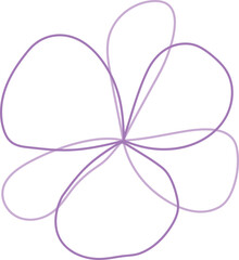 Line Flower Minimal Drawing Decoract