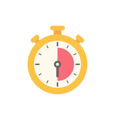 Stopwatch to set reminder time for product promotion schedule.