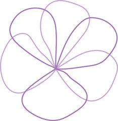 Line Flower Minimal Drawing Decoract