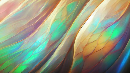 Closeup of a colorful pearl as a background - obrazy, fototapety, plakaty