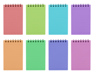 Colored Notepad Set