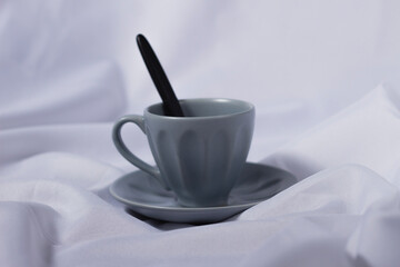 cup of coffee on a table