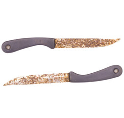 Defective cutting tools that rust