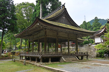 9月に歩く滋賀県日吉大社の白山姫神社拝殿