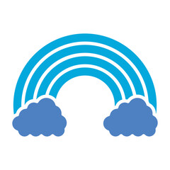 Rainbow Glyph Two Color Icon