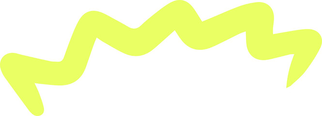 Japanese Manga comic style line elements for character emotion. colorful outline stroke for design element