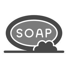 Soap Greyscale Glyph Icon
