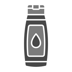 Shampoo Greyscale Glyph Icon