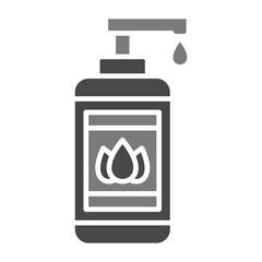 Lotion Greyscale Glyph Icon