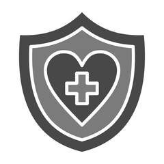 Healthcare Greyscale Glyph Icon