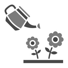 Garden Greyscale Glyph Icon